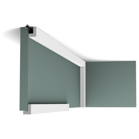 Карниз Orac Decor ДЮРОПОЛИМЕР PX164 д 2000 x в 24 x ш 30 см